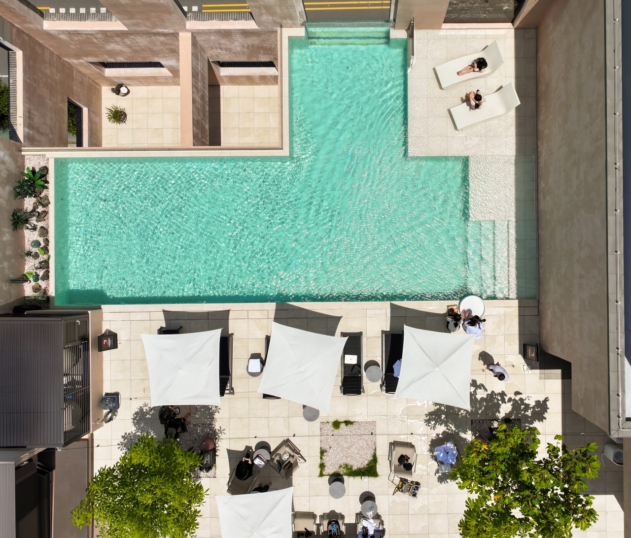 Resort Poolside Area