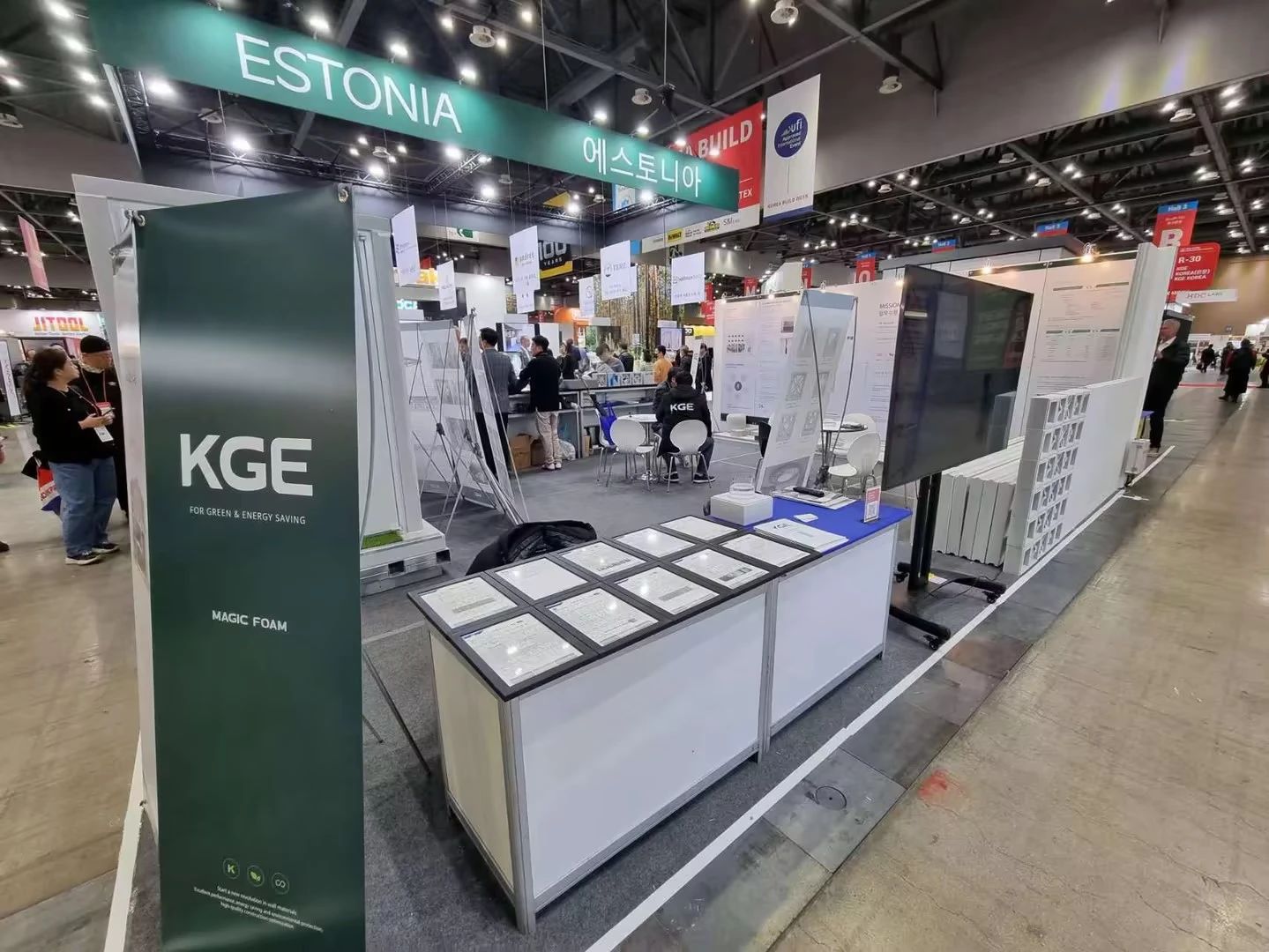 KITO Foamed Ceramics showcased at KOREA BUILD WEEK